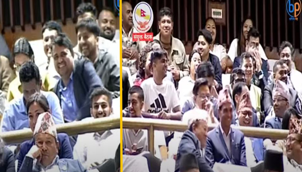 अर्थमन्त्रीले बजेट बक्तब्य पढ्दा पढ्दै संसदमा चल्यो हाँसोको फोहरा